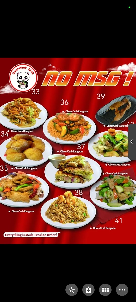 Menu Gourmet Wok Chinese Food-1