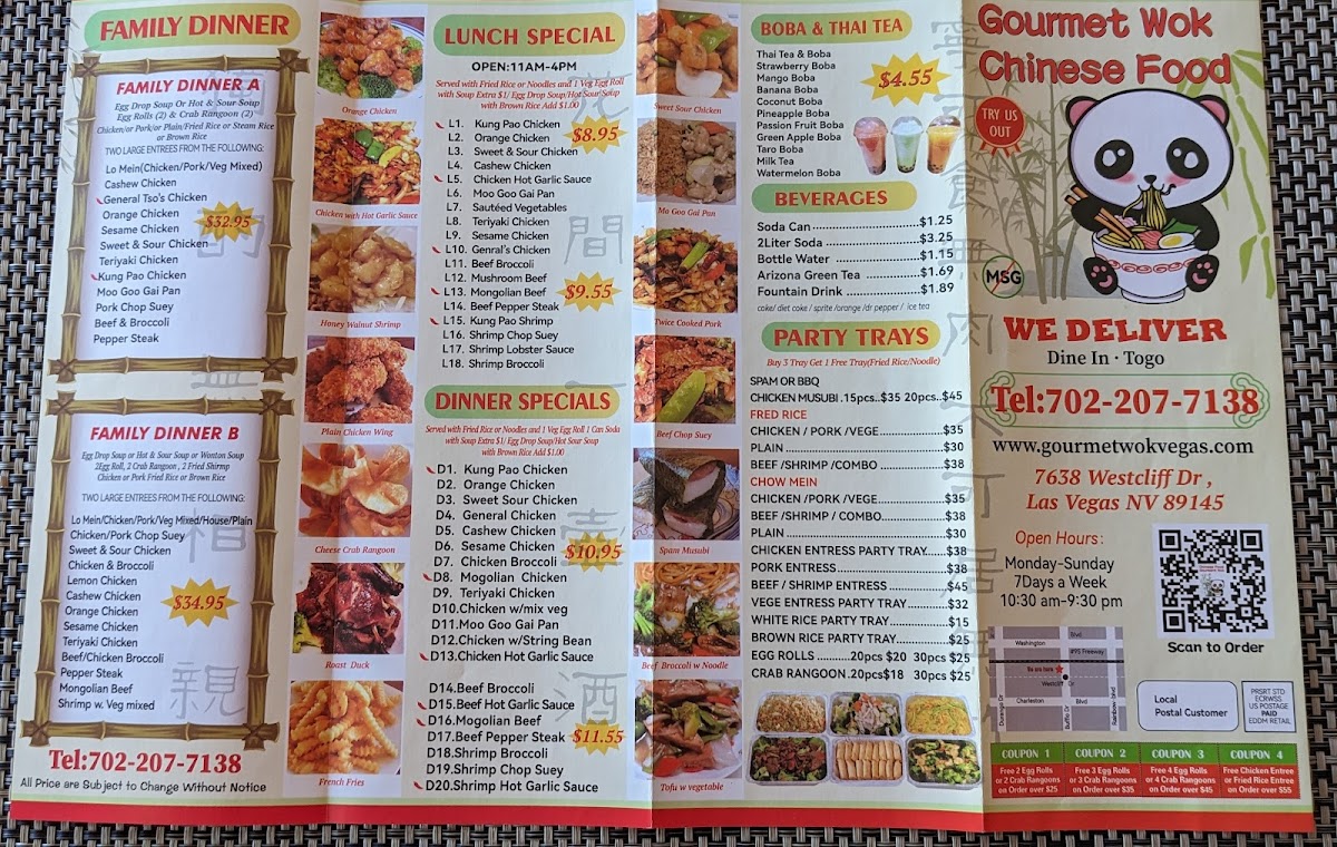 Menu Gourmet Wok Chinese Food-2