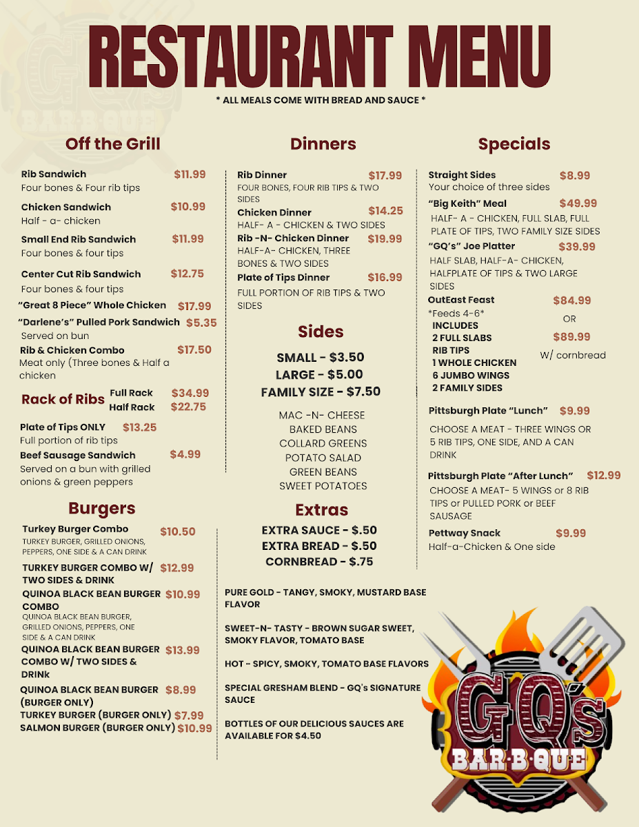 Menu Gq's Bar-B-Que-3