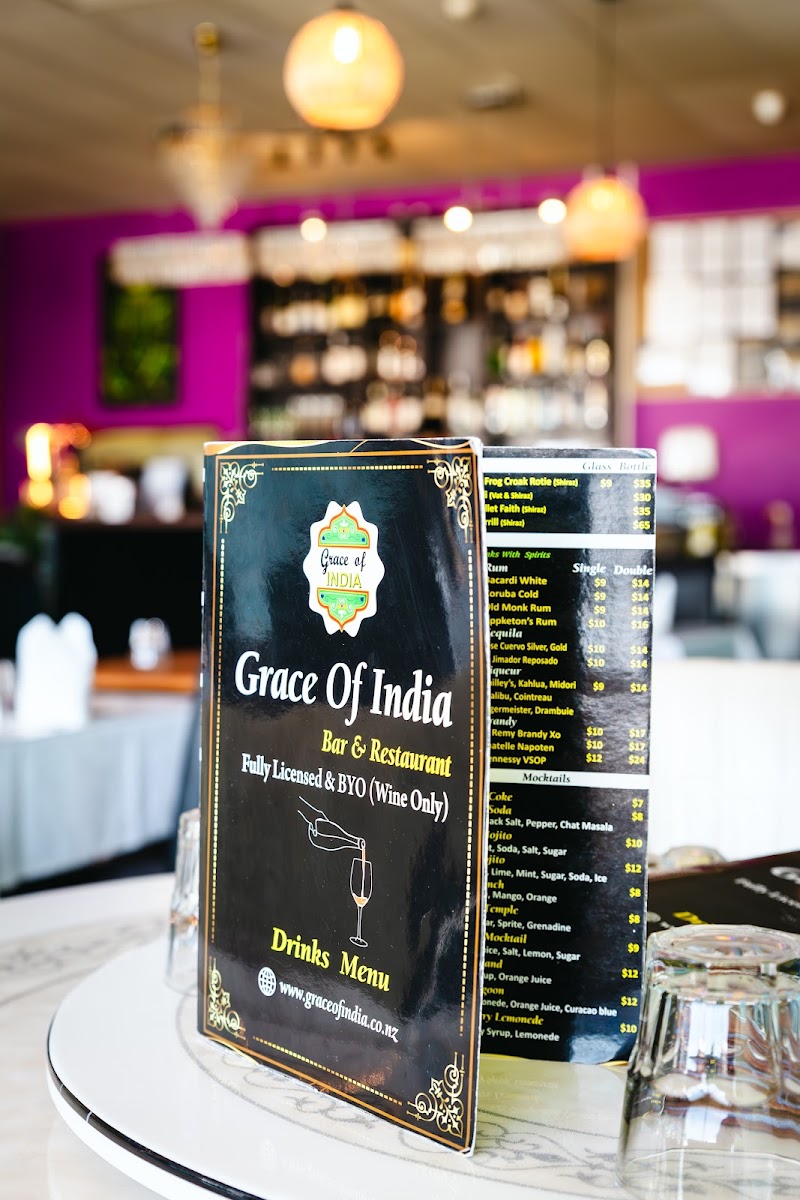 Menu Grace Of India Restaurant & Bar Fine Dining-8
