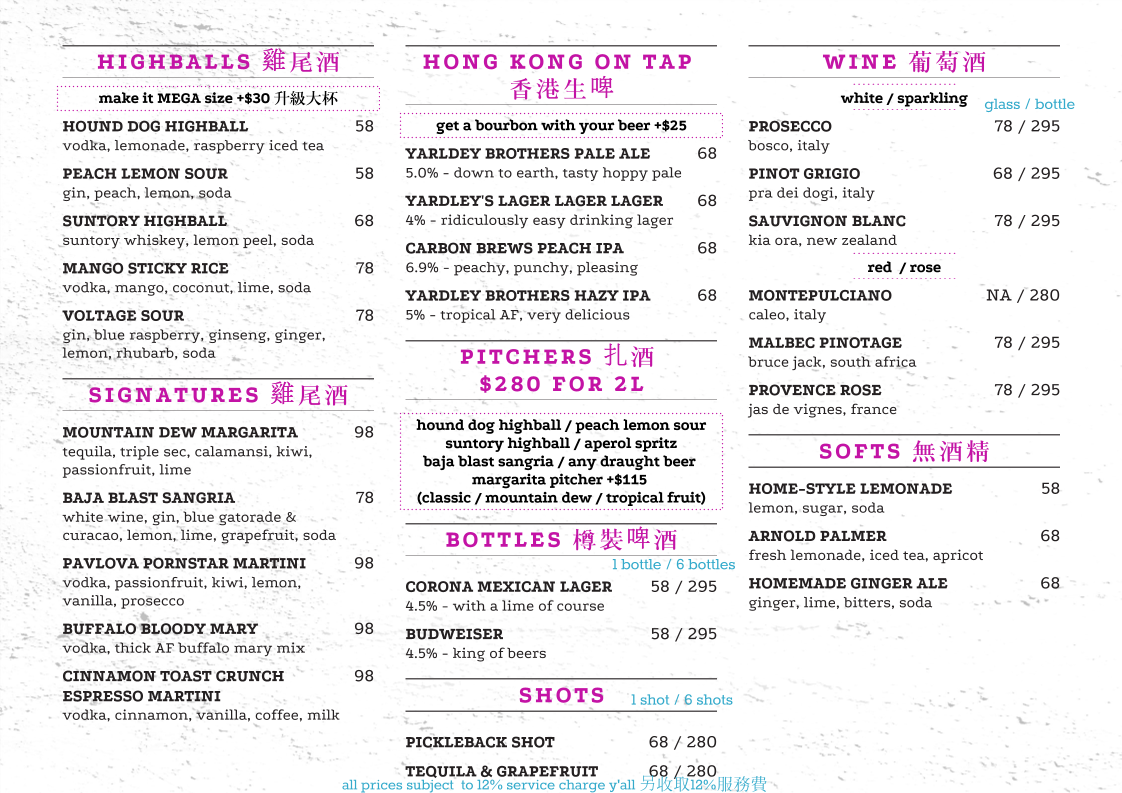 Menu Graceland-1