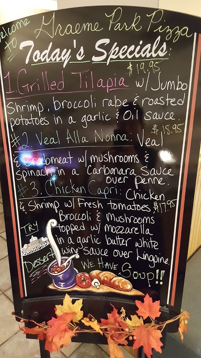 Menu Graeme Park Pizza & Cafe-5