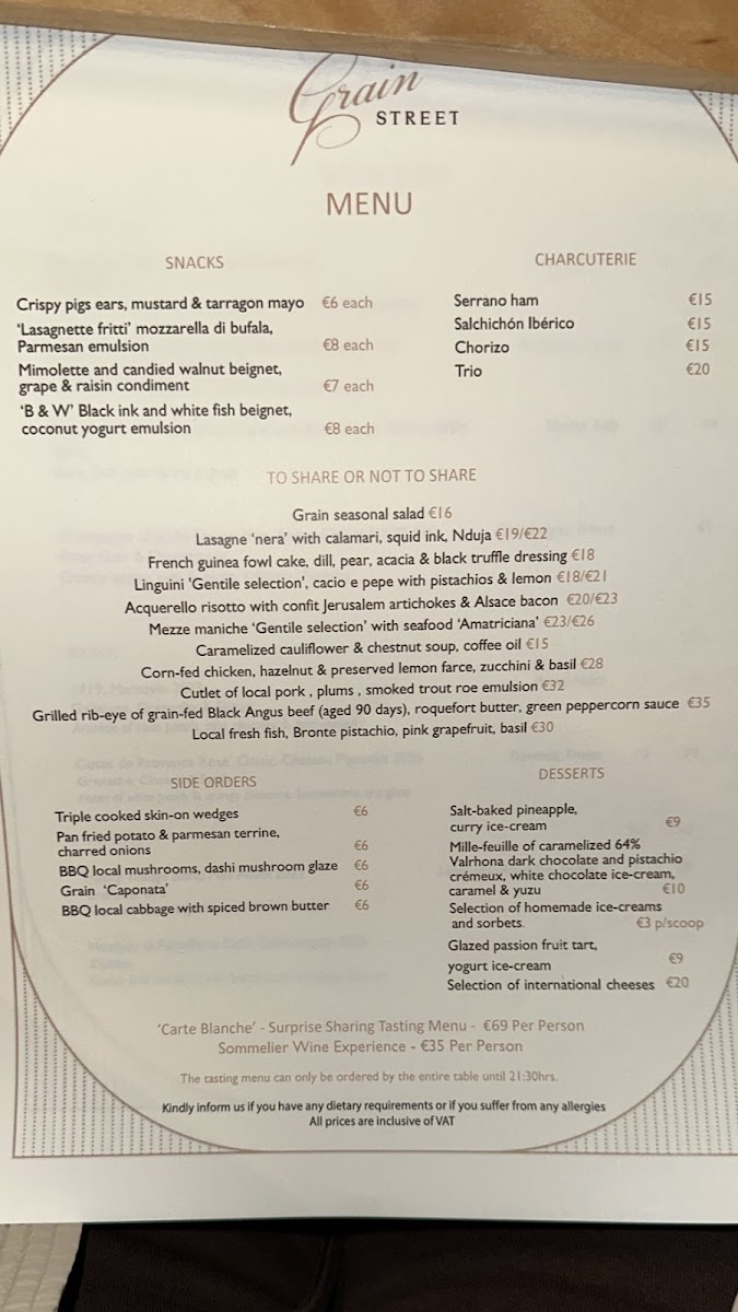 Menu Grain Street-1