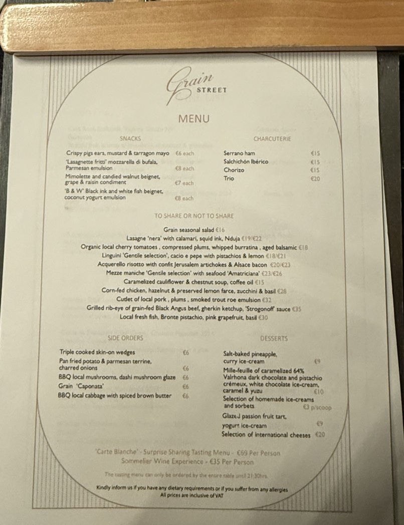 Menu Grain Street-2