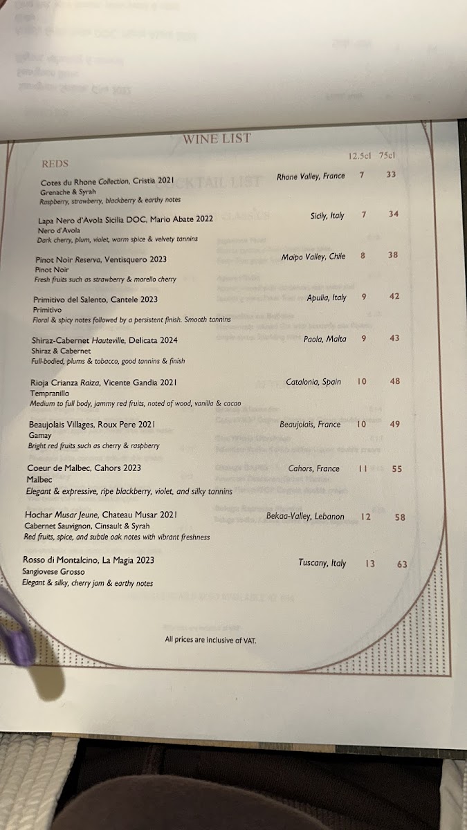 Menu Grain Street-3