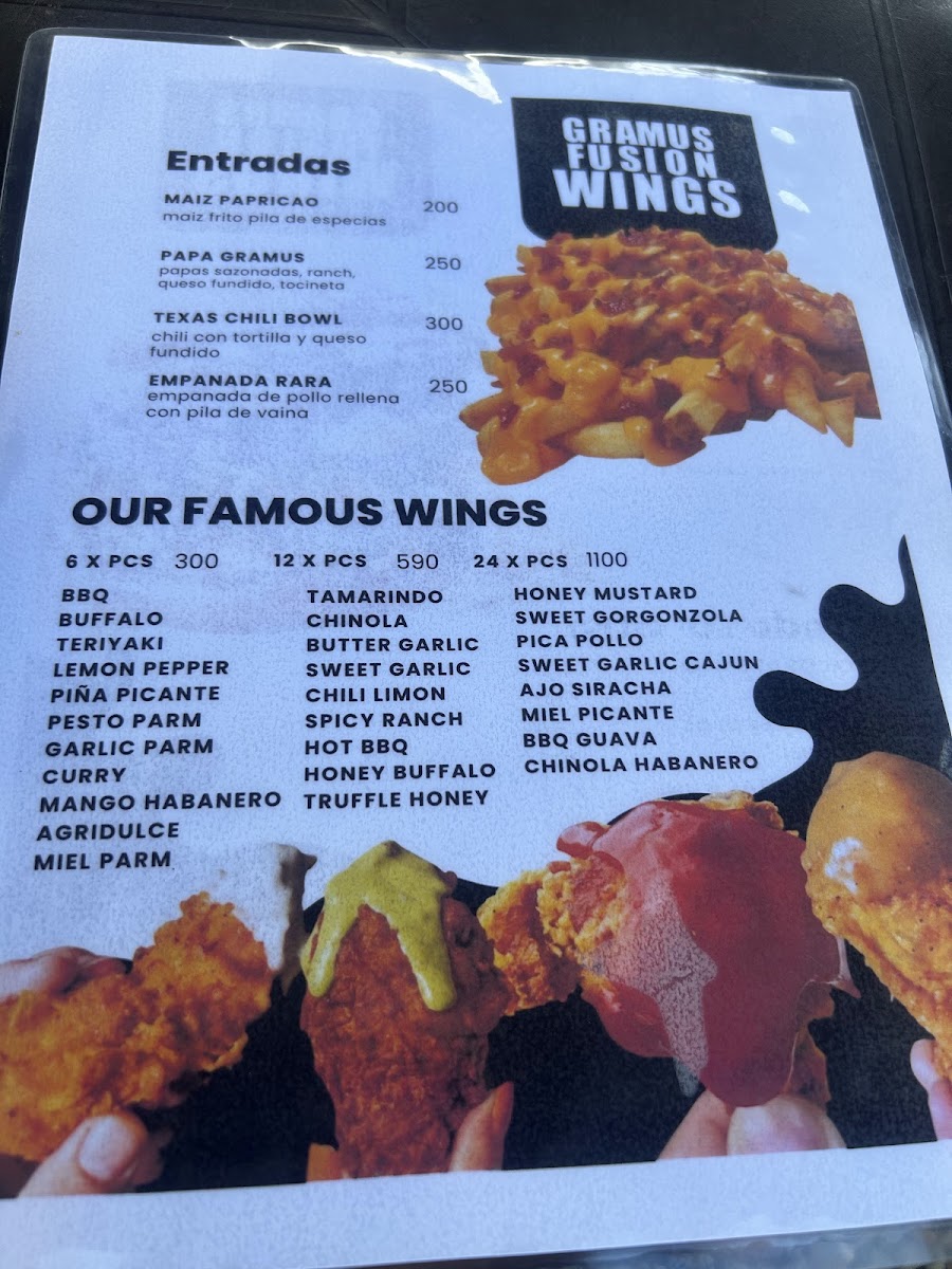 Menu Gramus Fusion Wings-3