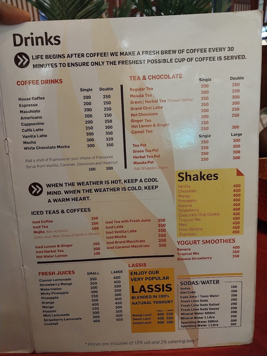 Menu Grand Cafe And Indian Cuisine-2