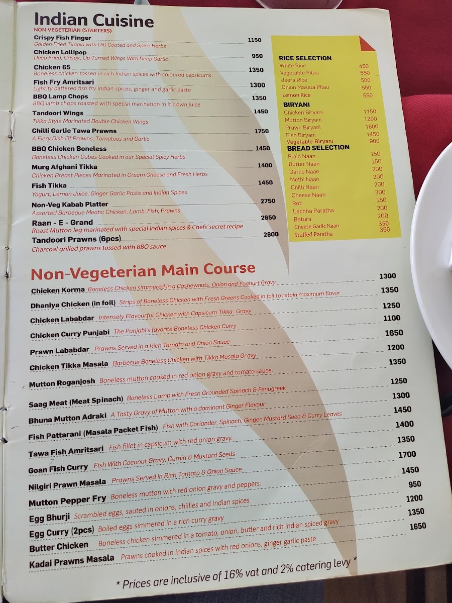 Menu Grand Cafe And Indian Cuisine-3