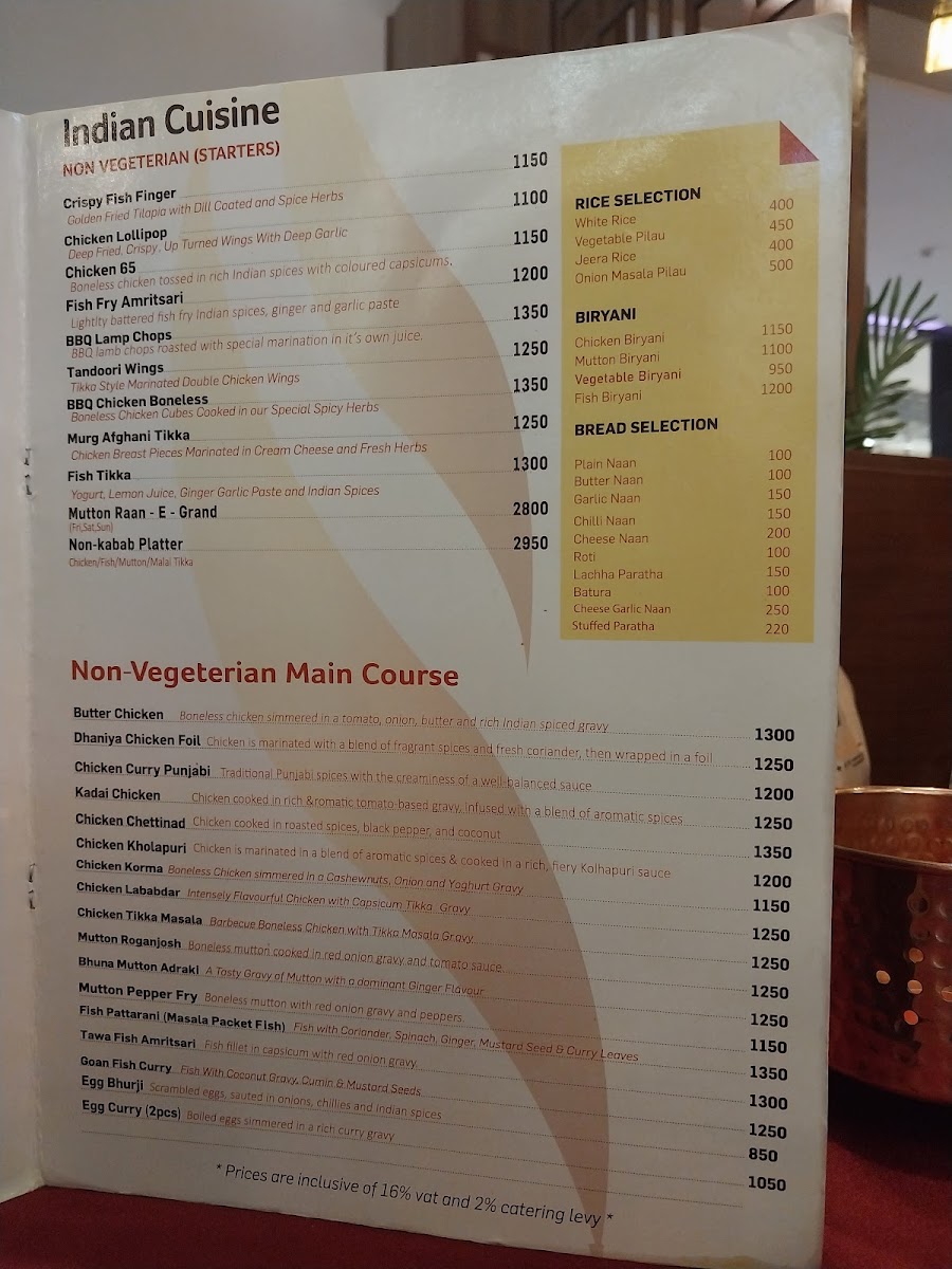 Menu Grand Cafe And Indian Cuisine-5