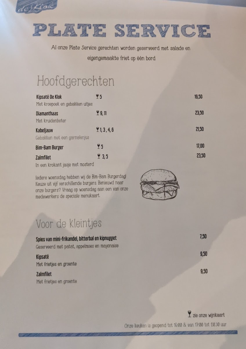 Menu Grand Café De Klok - Patisserie-4