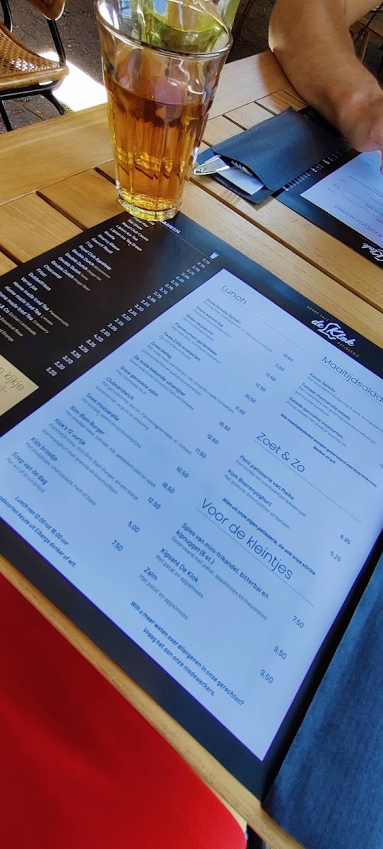 Menu Grand Café De Klok - Patisserie-9