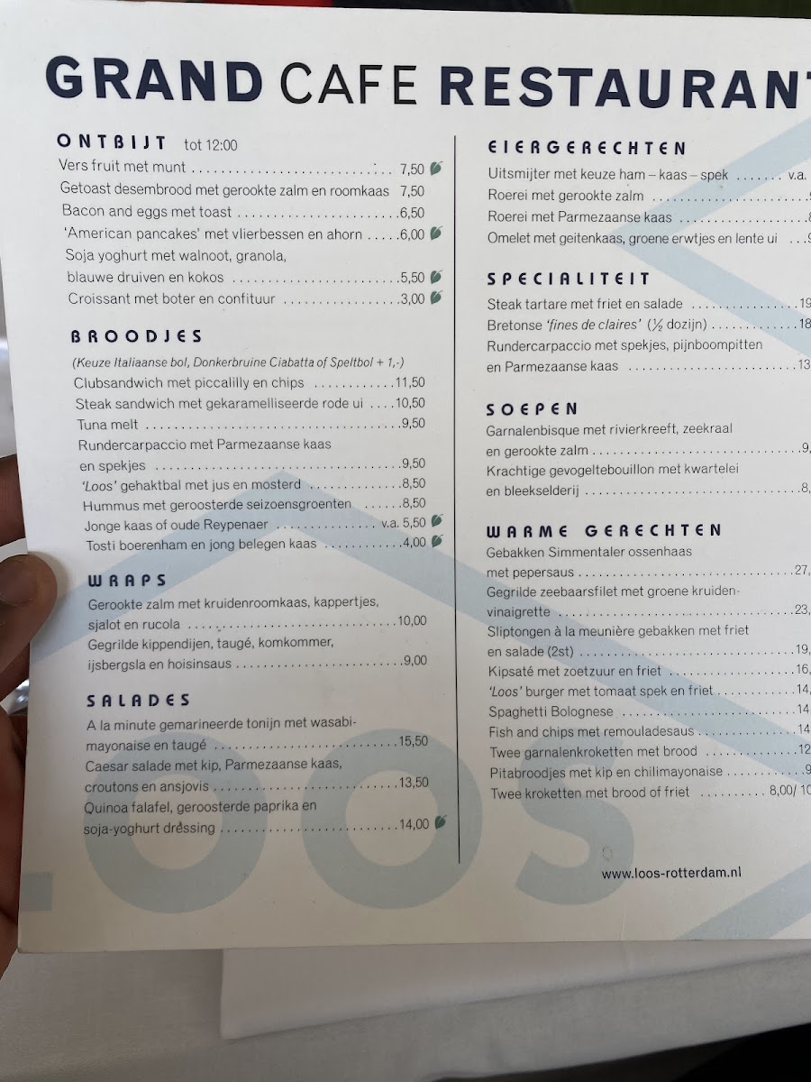Menu Grand Café-Restaurant Loos-6
