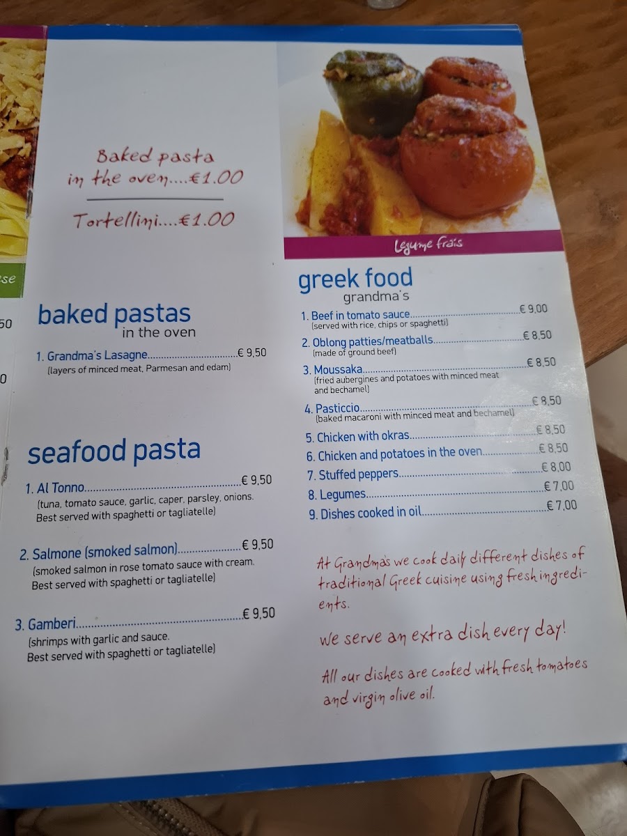 Menu Grandma's-1
