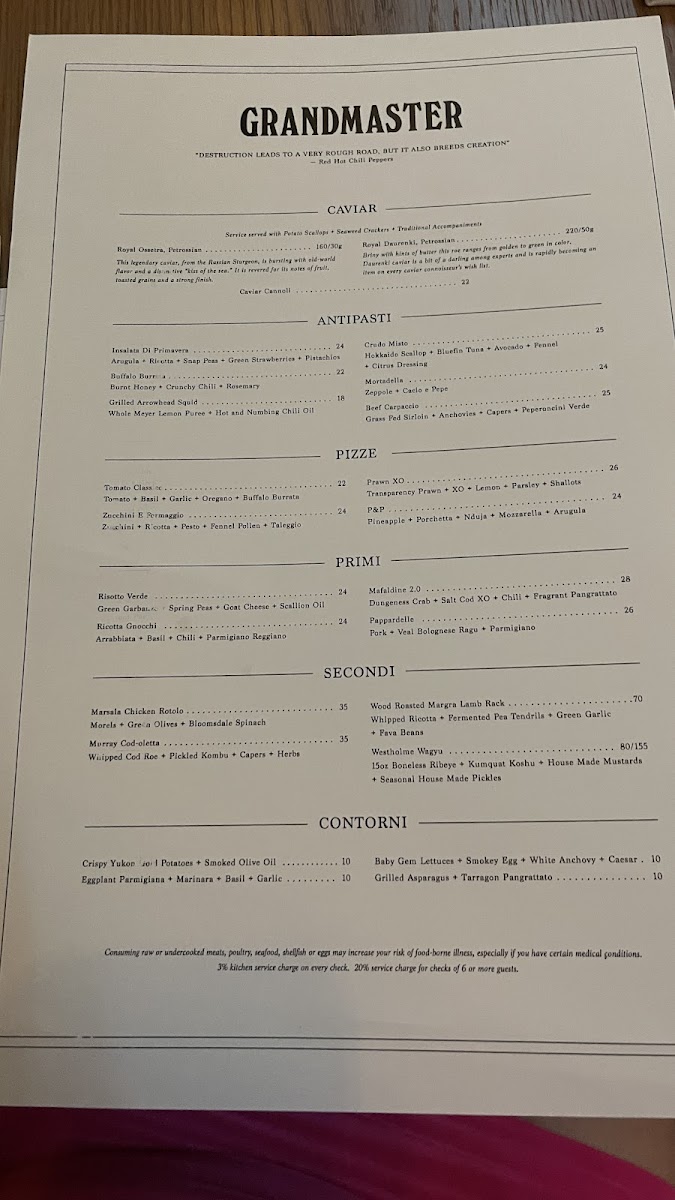 Menu Grandmaster Recorders Events-1