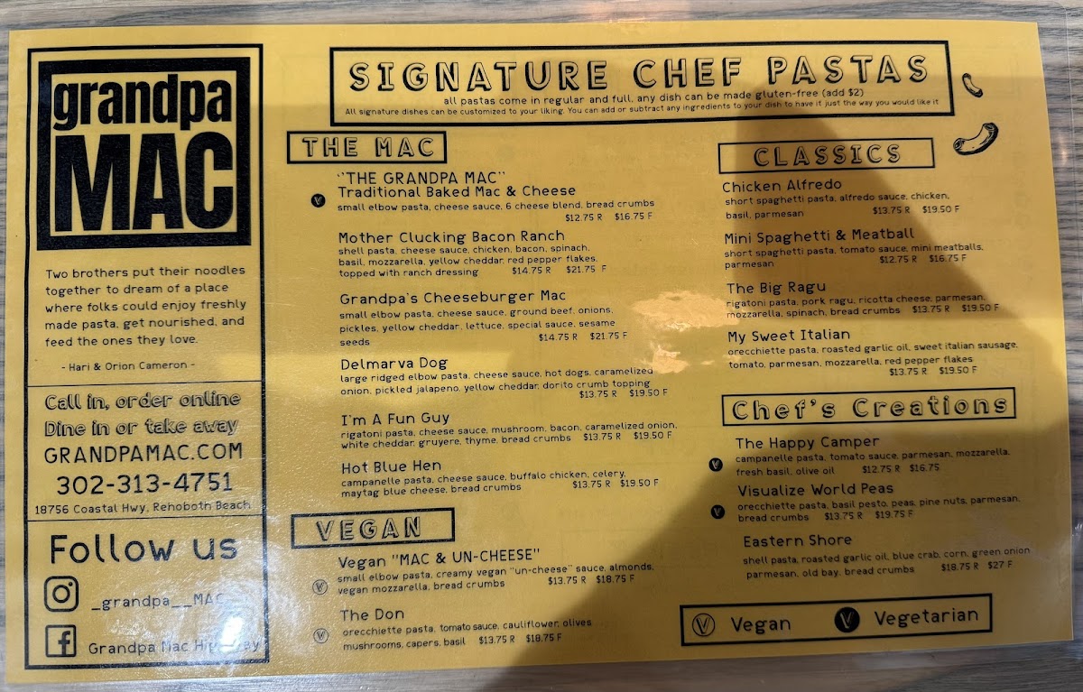 Menu Grandpa Mac-2