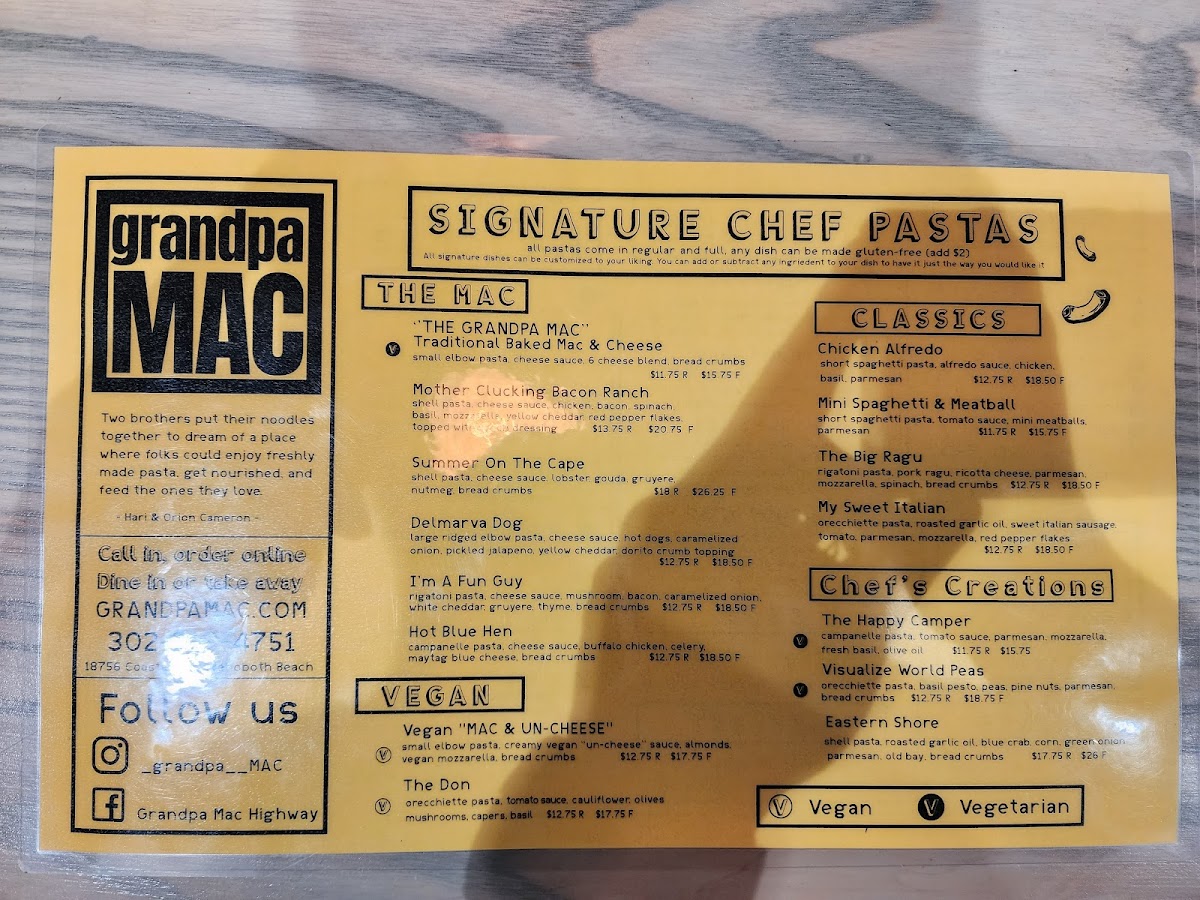 Menu Grandpa Mac-5