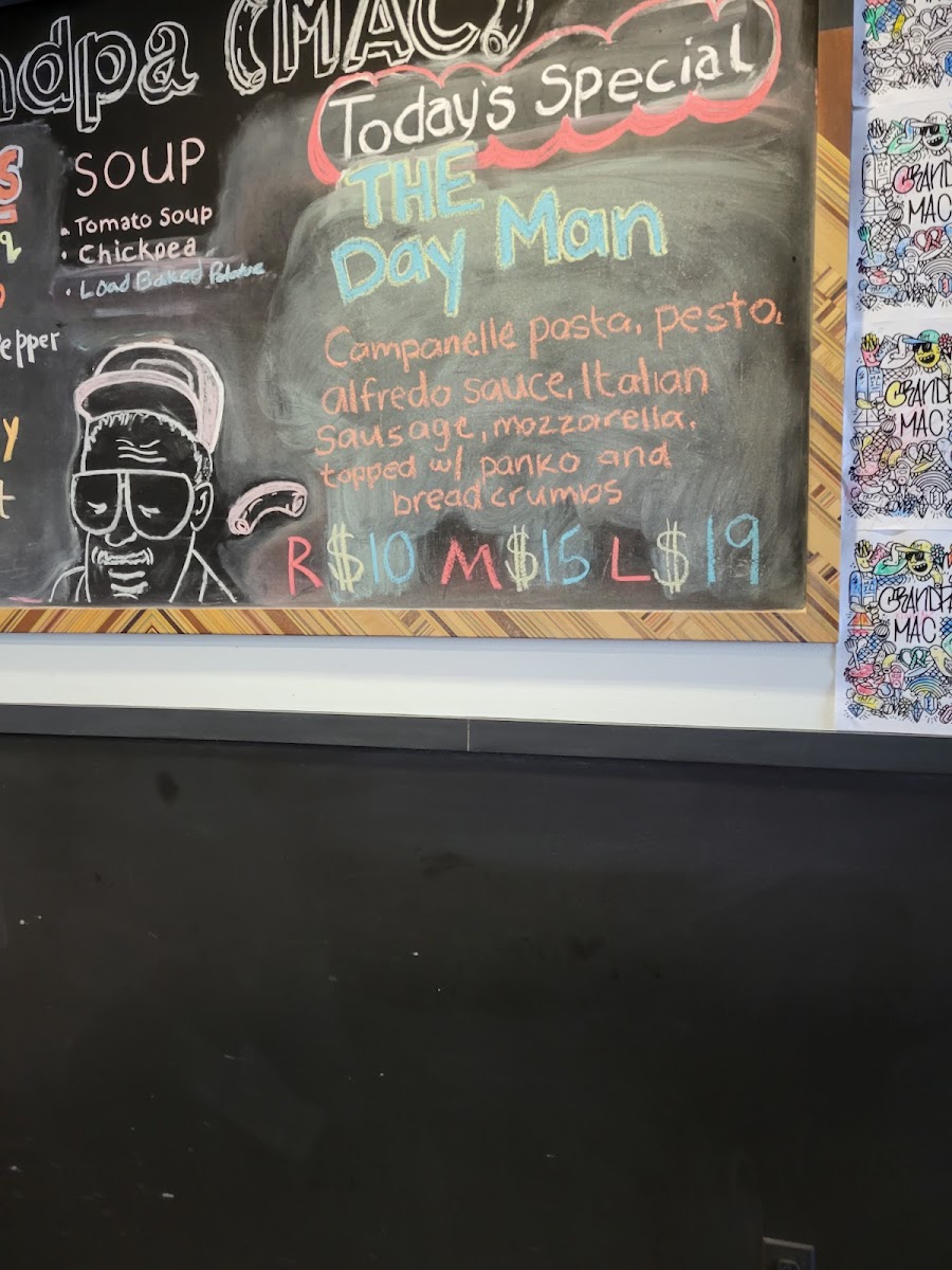 Menu Grandpa Mac-9