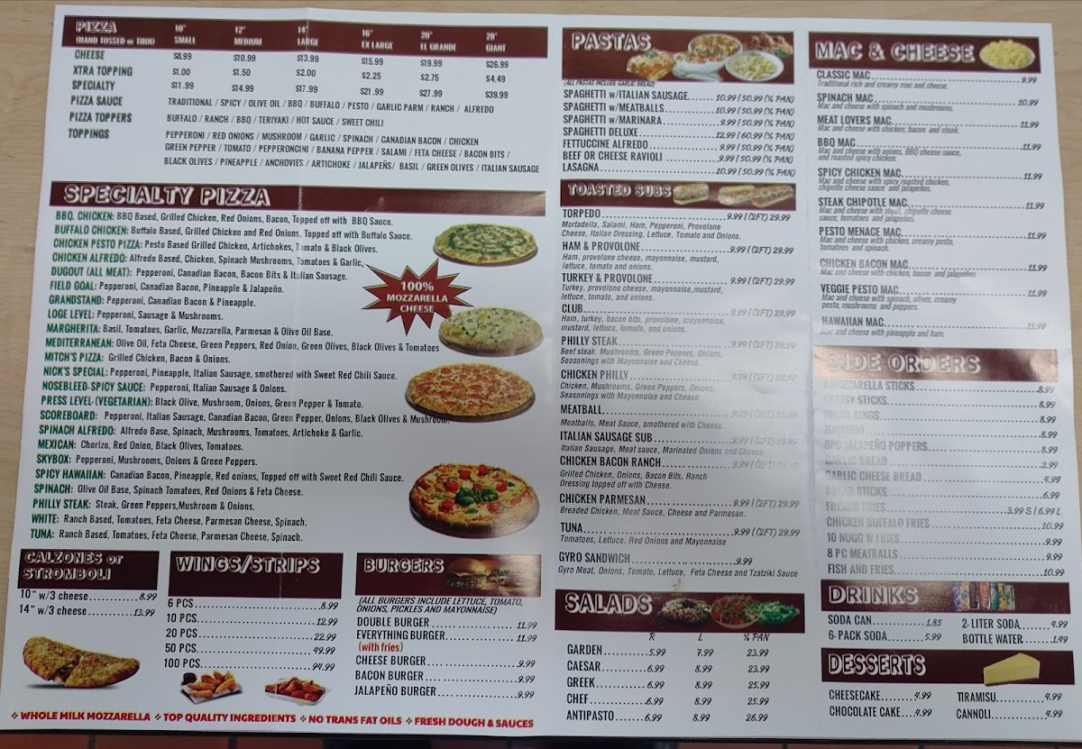 Menu Grandstand Pizza-6