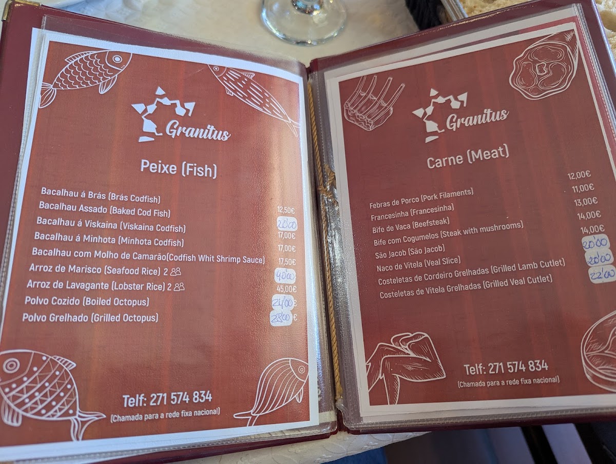 Menu Granitus-1