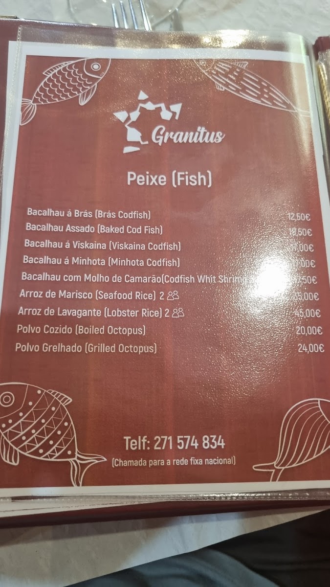 Menu Granitus-3