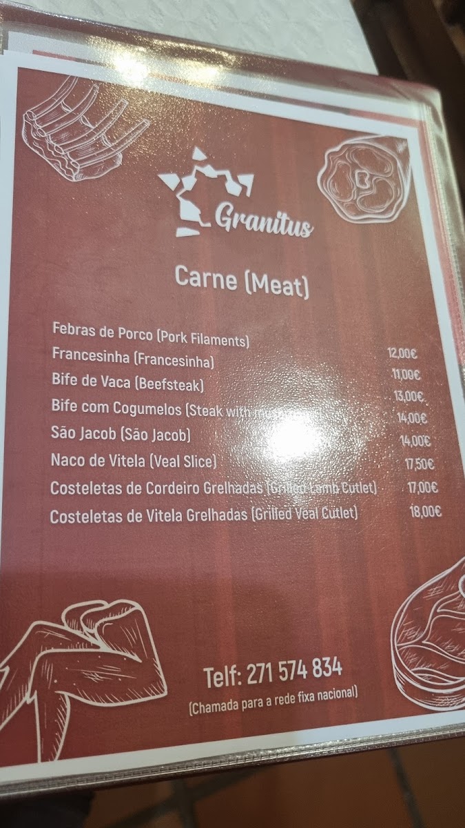 Menu Granitus-5