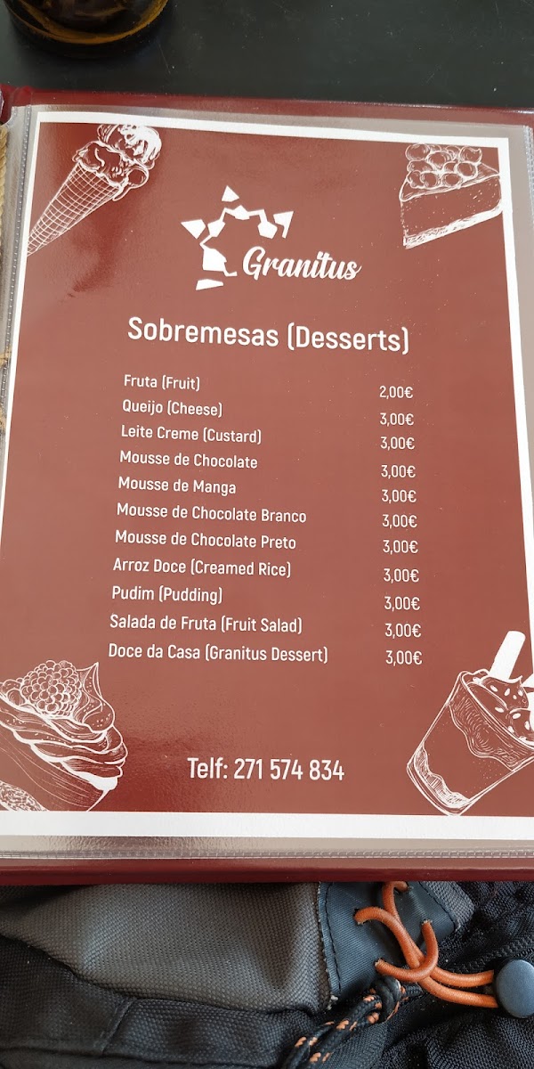 Menu Granitus-9
