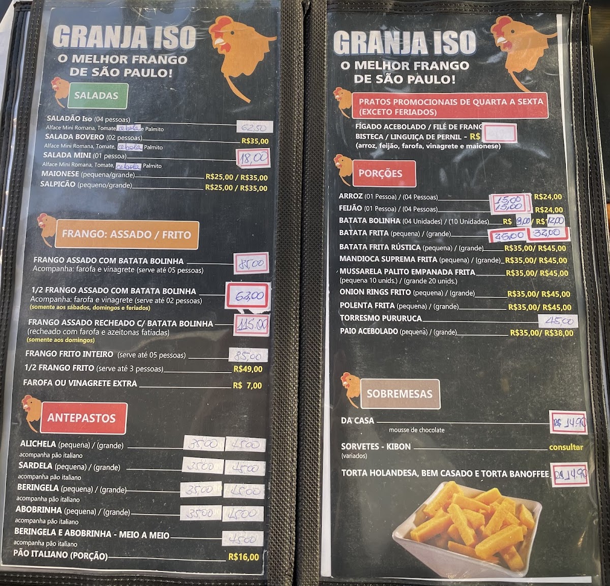 Menu Granja Iso-1
