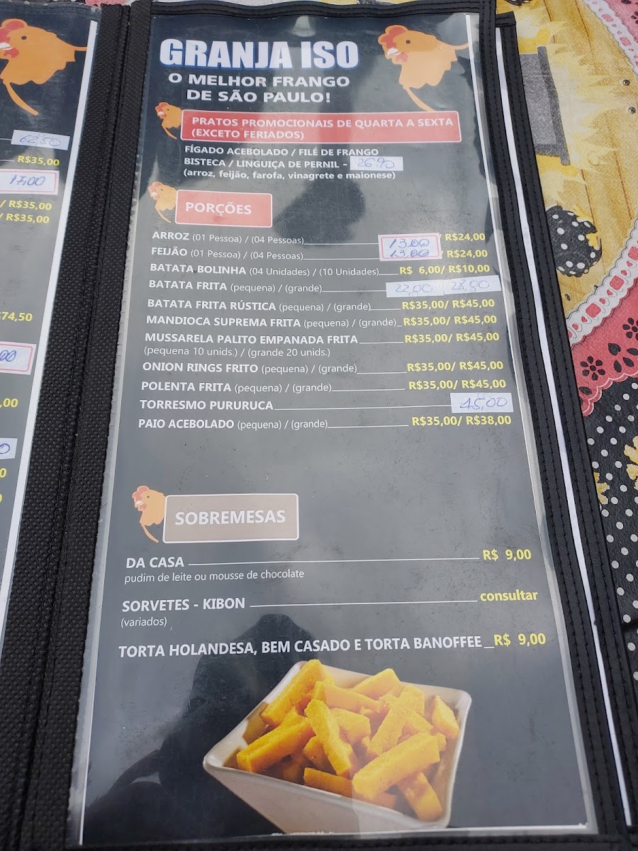 Menu Granja Iso-5