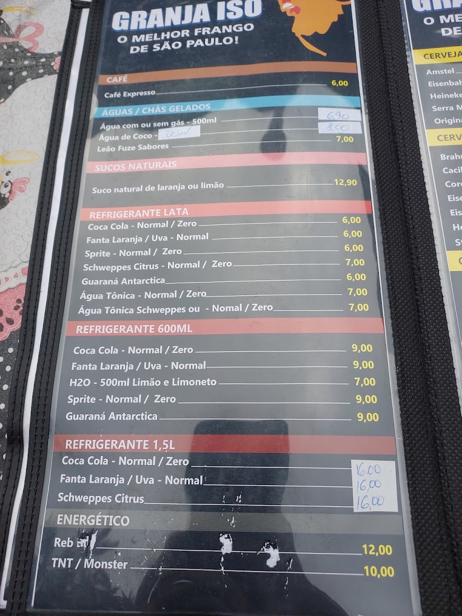 Menu Granja Iso-7