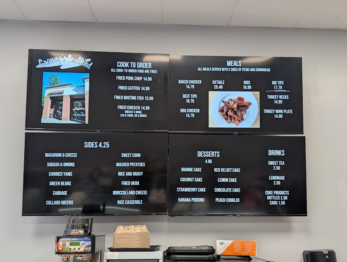 Menu Grannys Soul Food-1