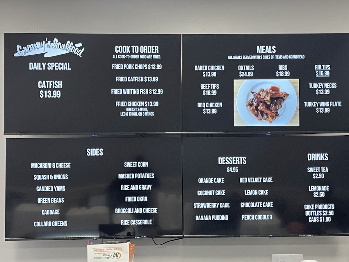 Menu Grannys Soul Food-2