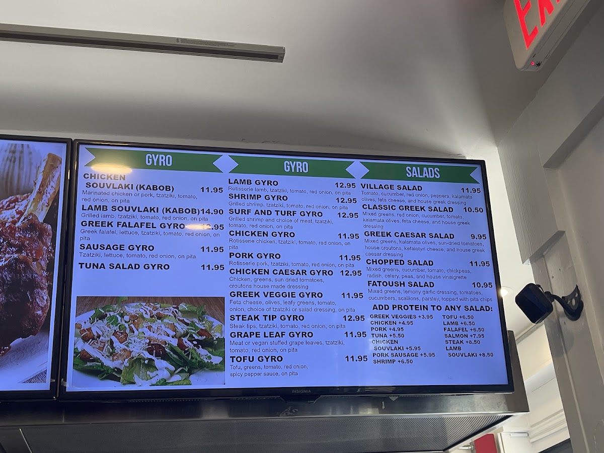 Menu Grape Leaf Mediterranean Grille-1