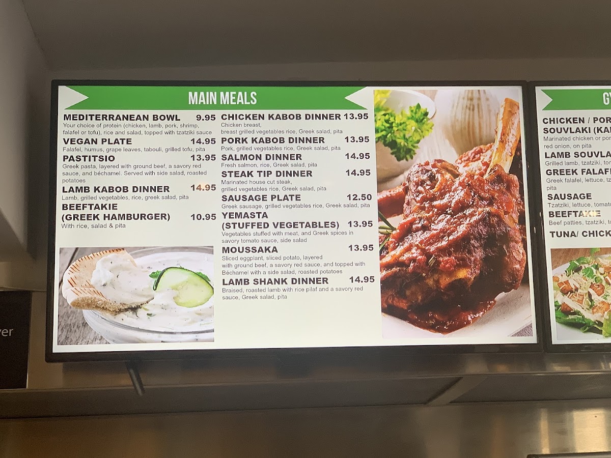 Menu Grape Leaf Mediterranean Grille-8