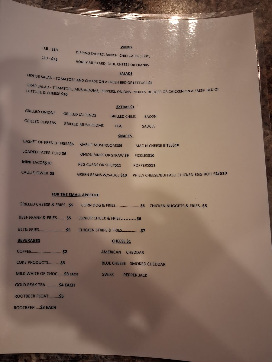 Menu Grap's Burgers & Brews-2