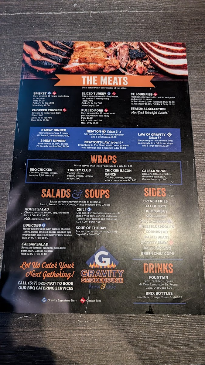 Menu Gravity Smokehouse Brew & Que-2