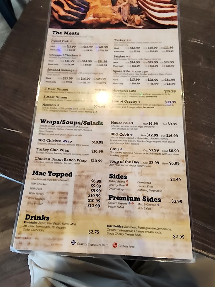 Menu Gravity Smokehouse Brew & Que-6
