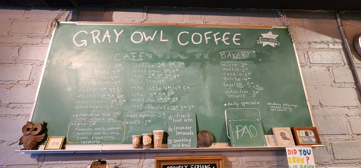 Menu Gray Owl Coffee-5