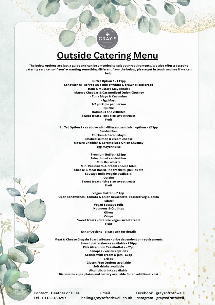Menu Gray's-1