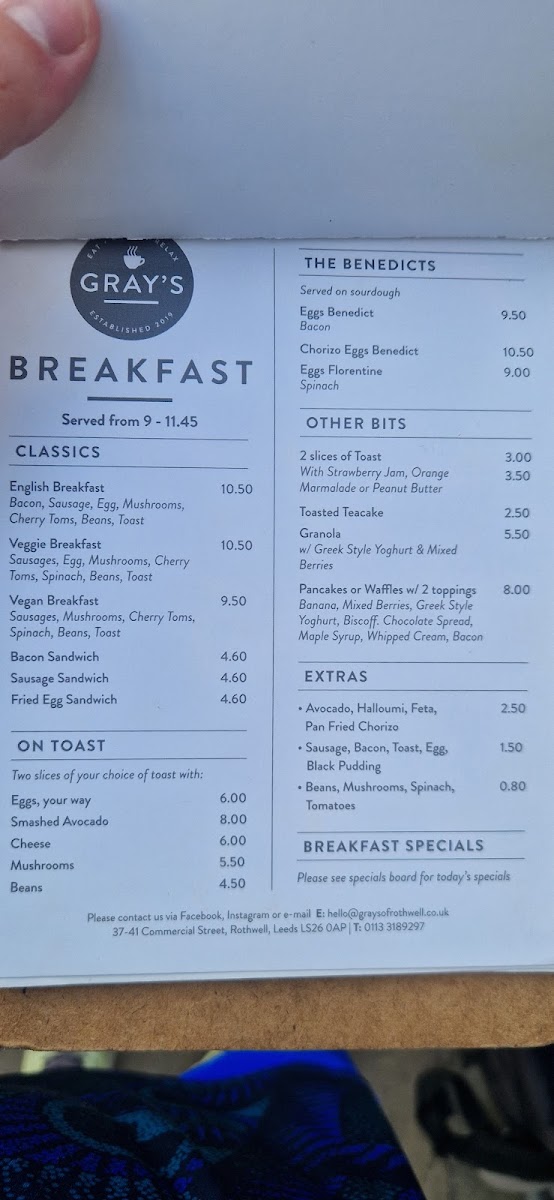 Menu Gray's-10
