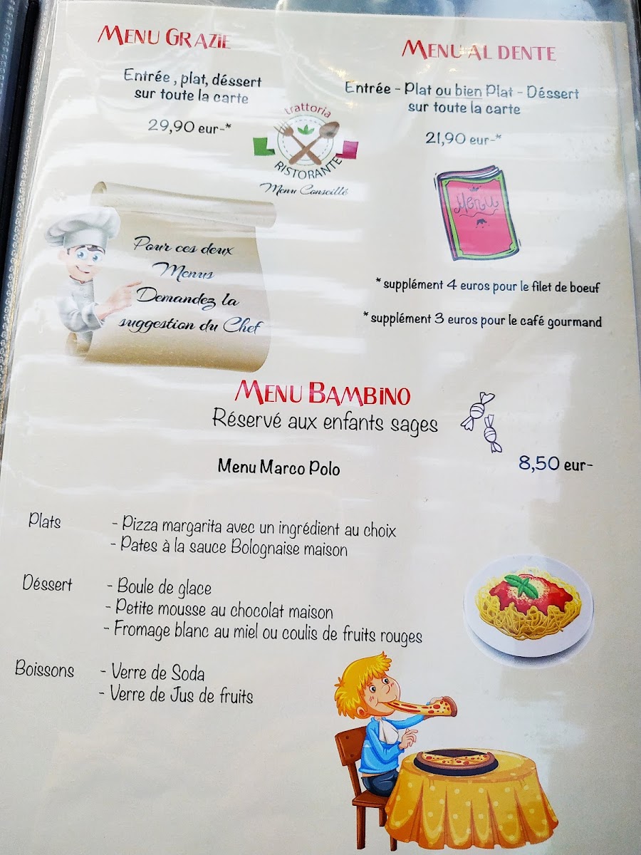 Menu Grazie Pizza Italienne Au Feu De Bois-2