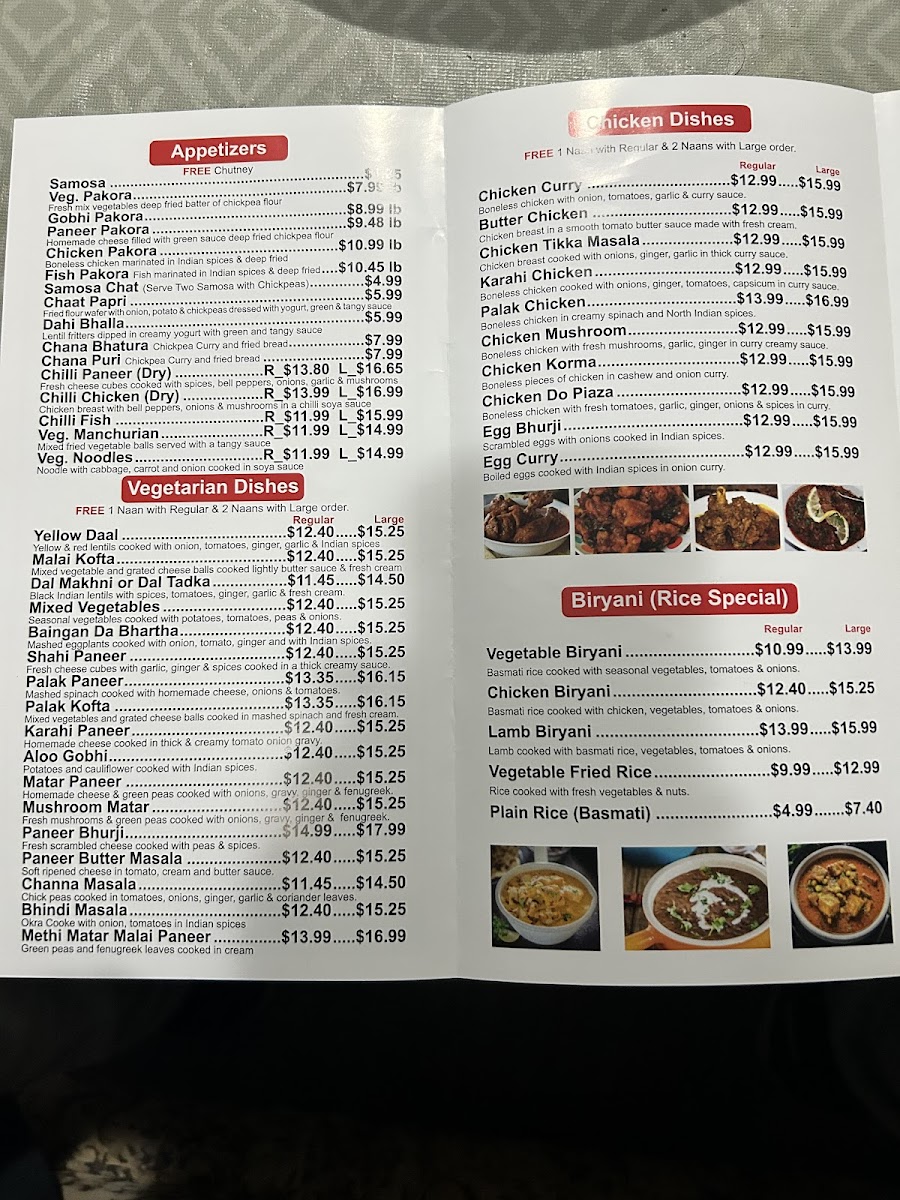 Menu Great Pizza And Indian Cuisine-2