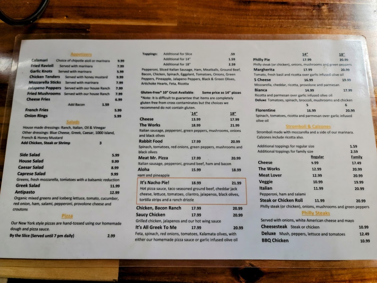 Menu Great Pizza Co.-1