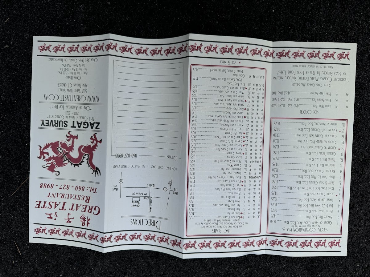 Menu Great Taste Chinese Restaurant-6