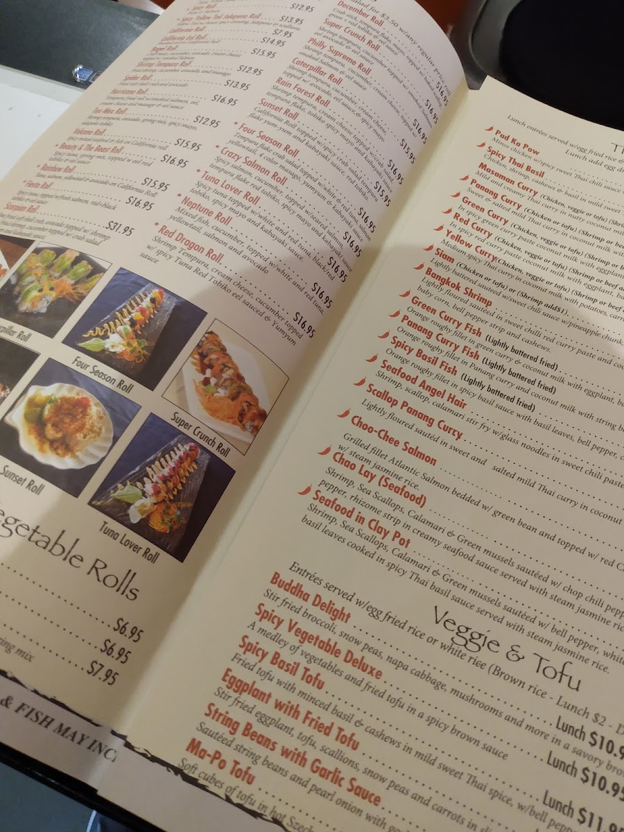 Menu Great Wall Chinese - Thai And Sushi-4