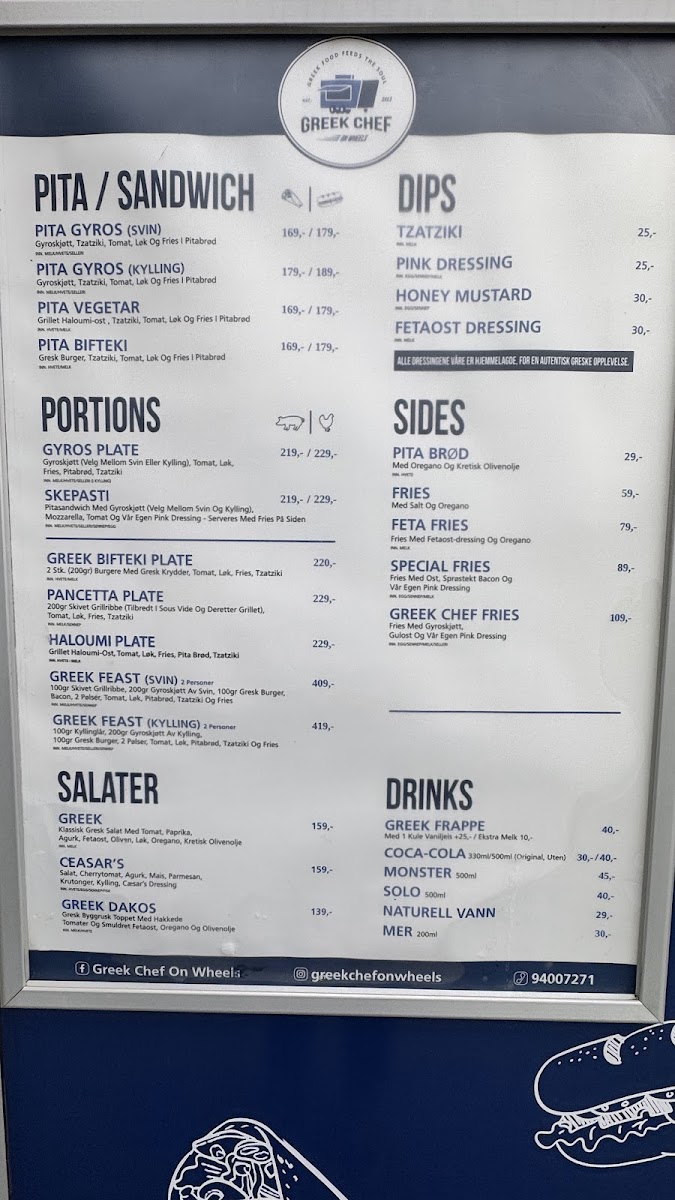 Menu Greek Chef On Wheels-1