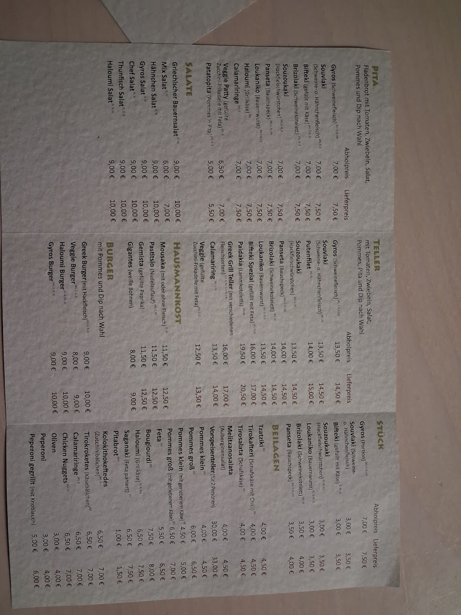 Menu Greek Grill - Gyros & More-8