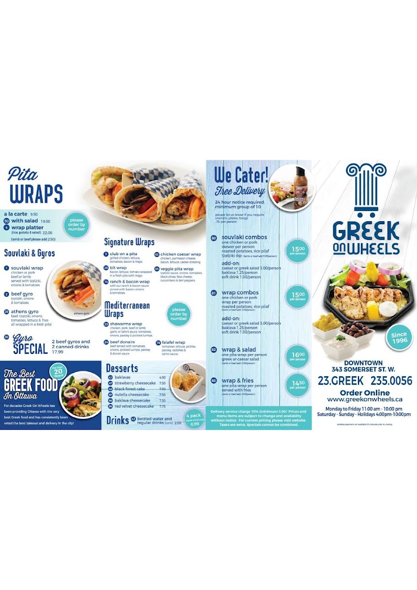 Menu Greek On Wheels-1