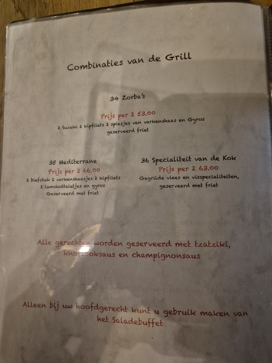 Menu Greek Restaurant 'kreta'-3