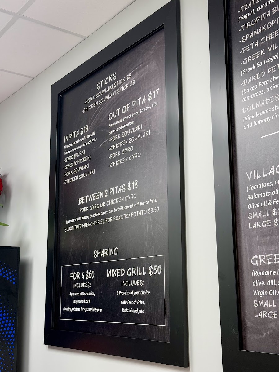 Menu Greek Village Souvlaki-9