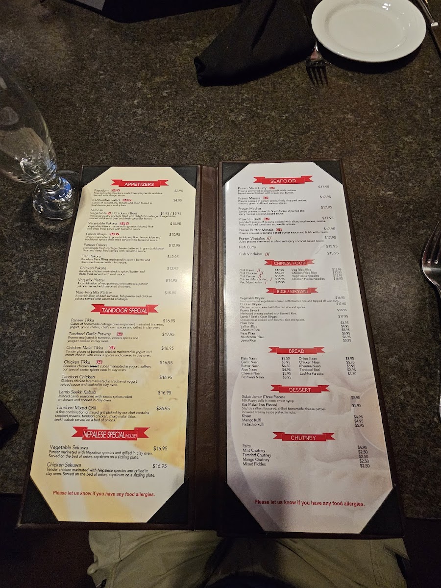 Menu Green Chili - Indian Cuisine Calgary-5